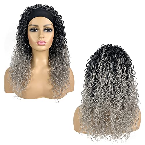 Black & Grey Human Hair Wig - Image 2