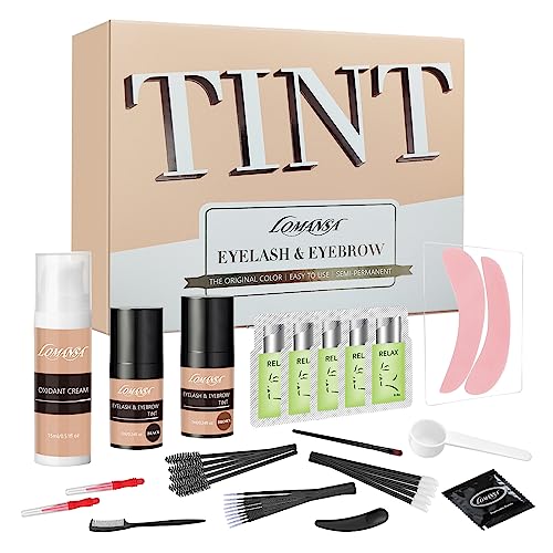 Black Hair Eyebrow Color Kit for Perfect Matching Shades and Easy Application