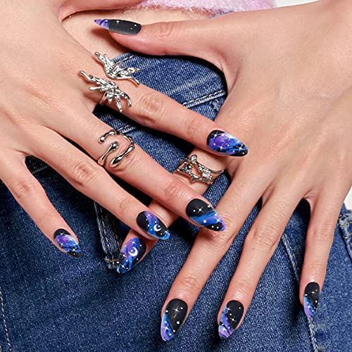 Black Matte Acrylic Nails - Image 3