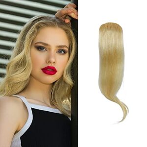 Blonde Human Hair Clip-In Bangs ? Short Version