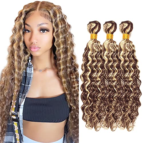 Blonde Wavy Human Hair Extensions