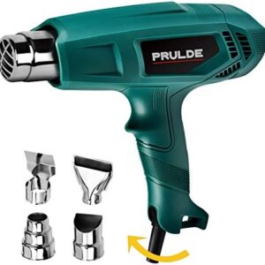 Blow dryer speeds up paint drying.