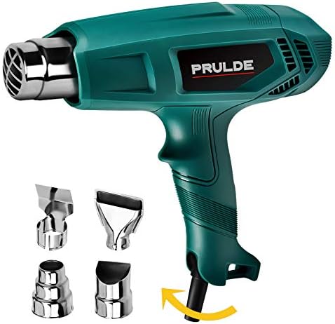 Blow dryer speeds up paint drying.