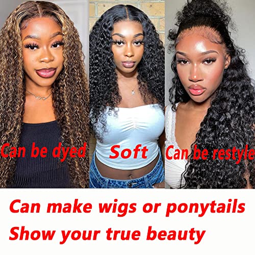 Curly Afro Human Hair Weave - Image 3