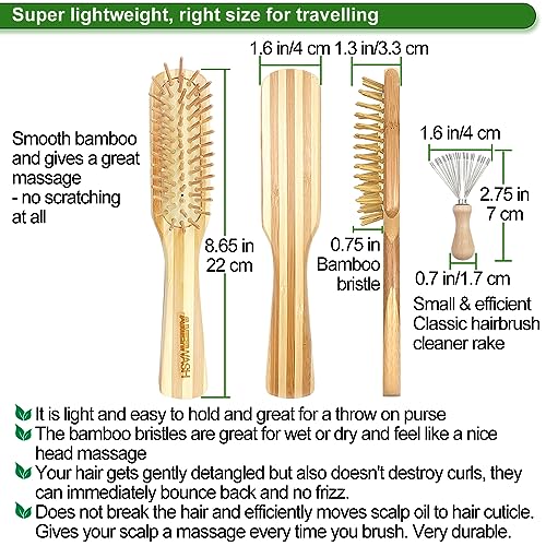 Eco-friendly Bamboo Hair Brush - Image 2