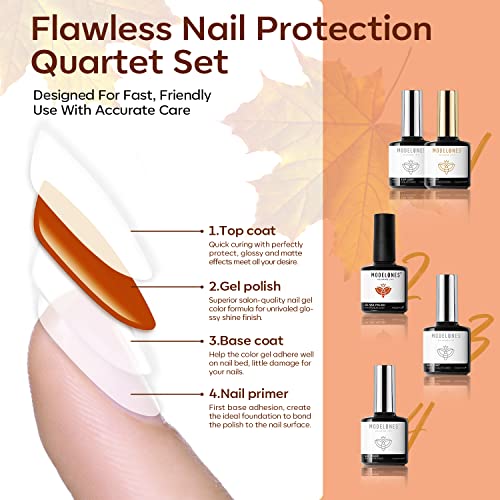 Fall-inspired gel nail polish for trendy autumn looks. - Image 8