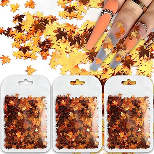 Fall-themed gel nail designs for autumn season.