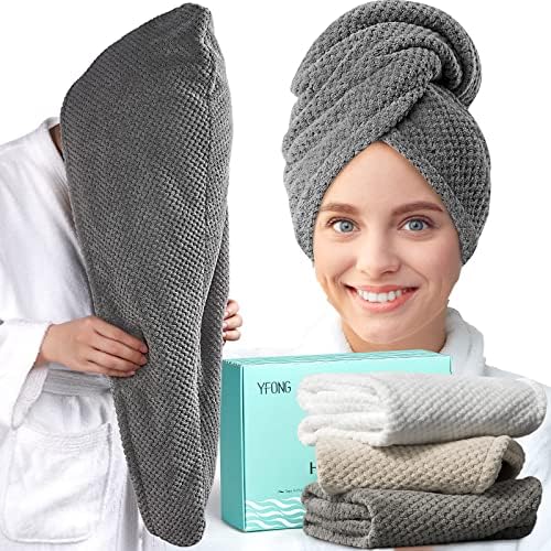 Frizz-fighting hair wrap for smooth, sleek strands.