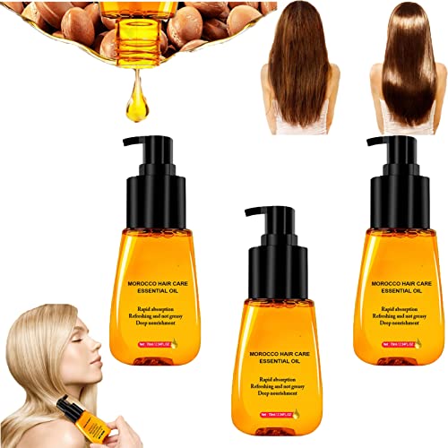 Frizz-fighting serum for dry hair.