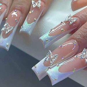 Glitter Acrylic Nails