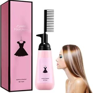 Hair cream for straightened hair.
