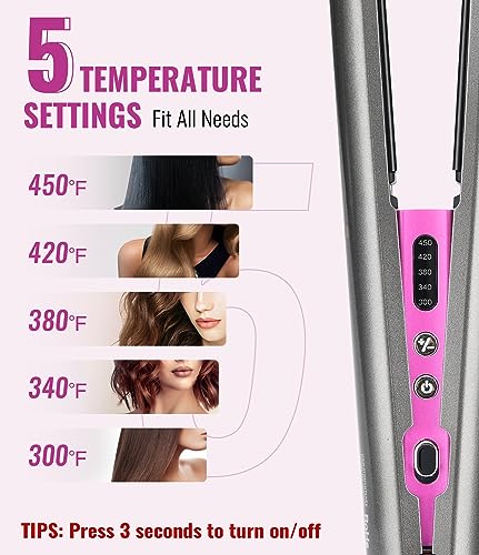 5-Piece Professional Hair Styling Tool Set Dryer Straightener Curling Iron All Hair Types - Image 4