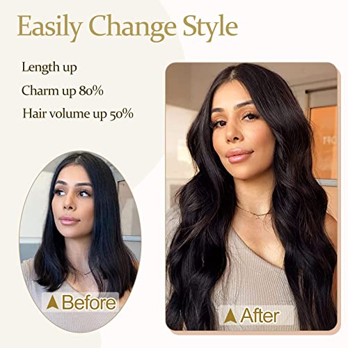 Human hair bangs extension for added volume and style. - Image 3