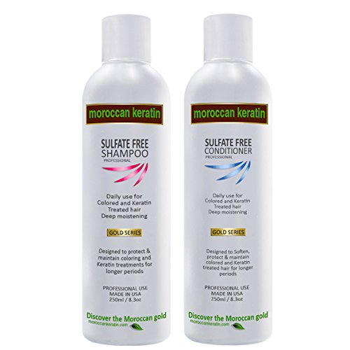 Keratin-infused shampoo with nourishing Argan oil.
