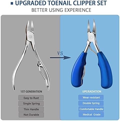 Large Ergonomic Toenail Clipper for Effortless Trimming of Thick Nails - Image 4