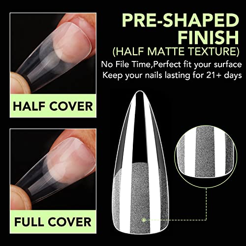 Long Acrylic Nails: 8 Inches - Image 4