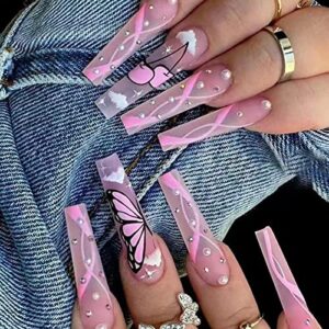 Long Acrylic Nails: Aesthetic Style