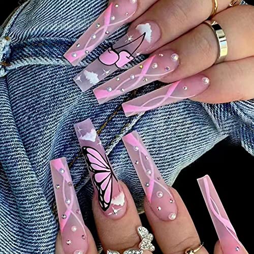Long Acrylic Nails: Aesthetic Style