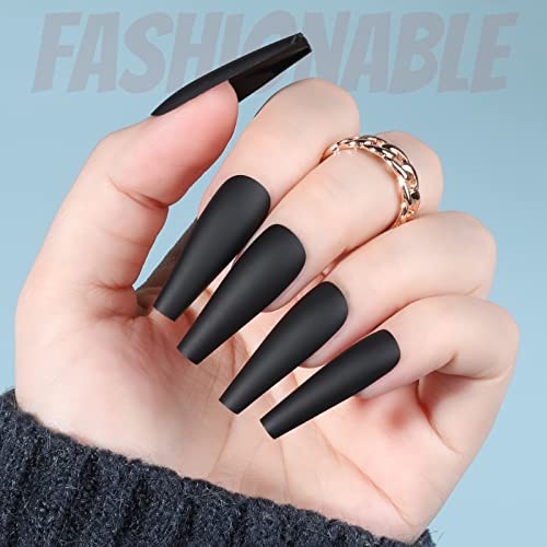 Long Ballerina Acrylic Nails - Image 3