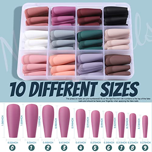 Long Ballerina Acrylic Nails - Image 2
