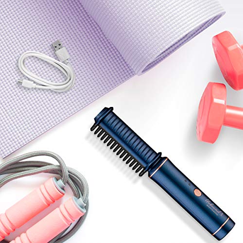 Portable hair brush with built-in battery for easy styling. - Image 5