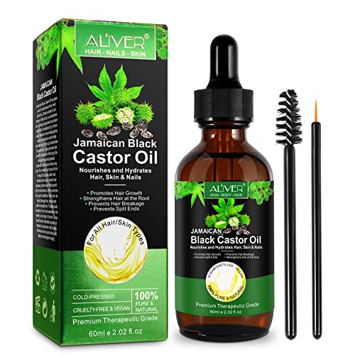 SJ Creations Castor Oil Hair Serum 100ml for Healthy Shiny Hair