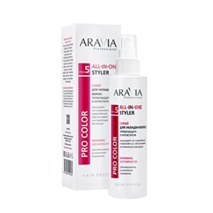 Static-fighting spray for smooth, frizz-free hair.