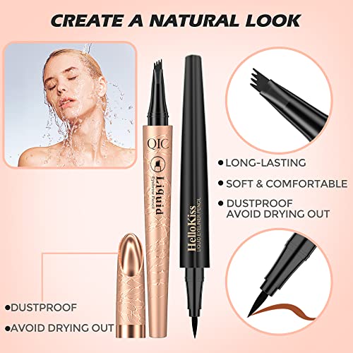 Waterproof Black Eyeliner Pencil 0.01 oz for Smudge-Proof, All-Day Wear - Image 3