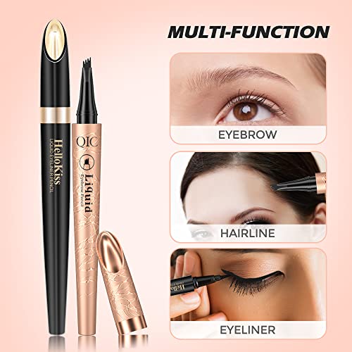 Waterproof Black Eyeliner Pencil 0.01 oz for Smudge-Proof, All-Day Wear - Image 7