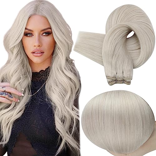 White Human Hair Extension