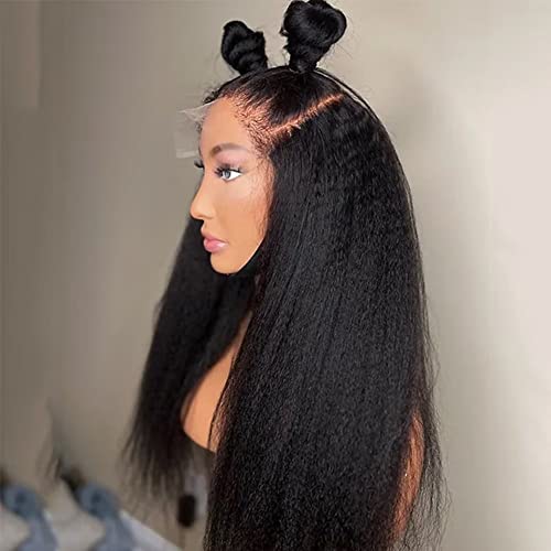 Yaki Human Hair Wig - Natural Texture, Comfortable Fit, Ready to Wear - Image 4