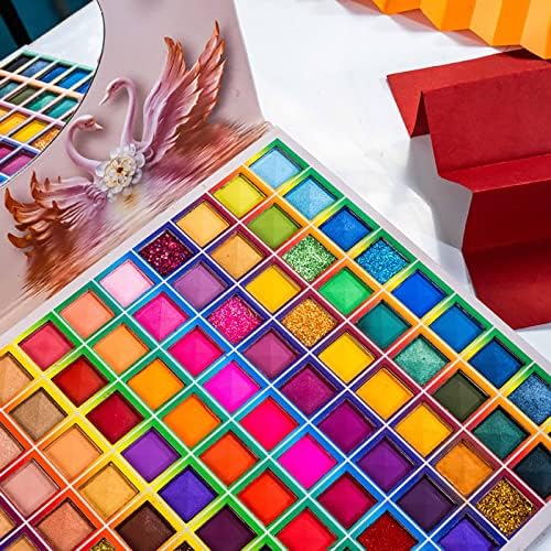 Vibrant Yellow and Red Eyeshadow Palette for Stunning Makeup Looks - Image 4