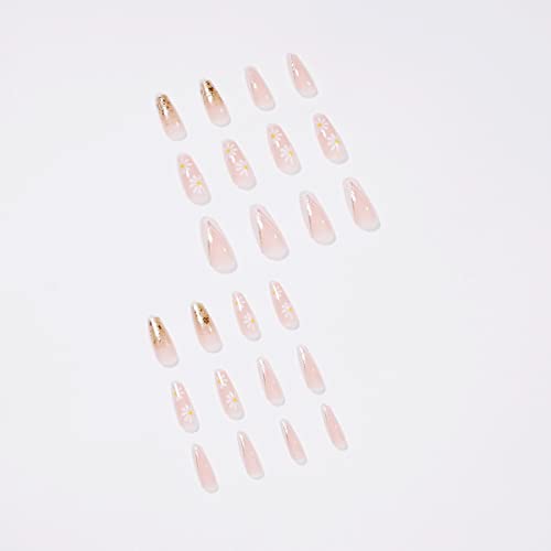 Sparkling Yellow Glitter Acrylic Nails Kit - Long Wear, Simple Application, Any Event - Image 4