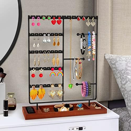 Nail Polish Display Rack 5-Tier Wooden Wall Mounted Organizer - Image 8