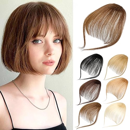 Women's Natural Human Hair Toupee 10x12 inch Brown