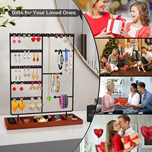 Nail Polish Display Rack 5-Tier Wooden Wall Mounted Organizer - Image 7