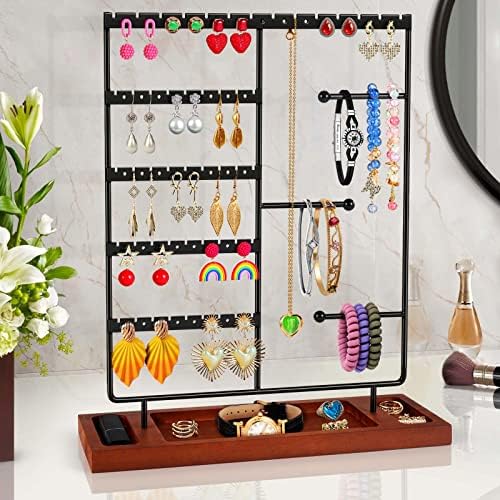 Nail Polish Display Rack 5-Tier Wooden Wall Mounted Organizer - Image 3