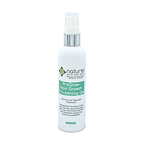 Natural Hair Growth Gel for Thicker Hair, 8 oz bottle