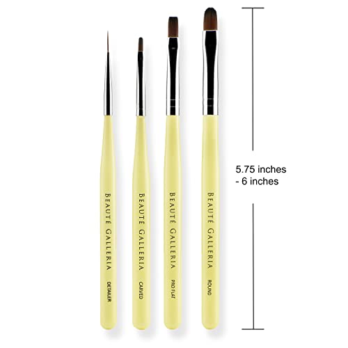 Natural hair brush for gel nails. - Image 5