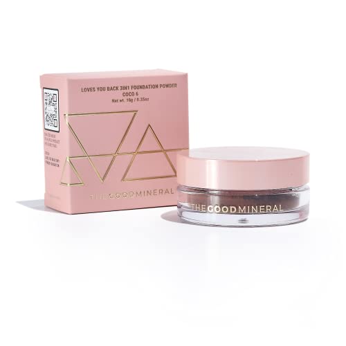 Mineral powder foundation for flawless coverage.