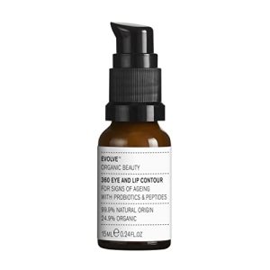 Natural eye and lip cream for organic skincare.