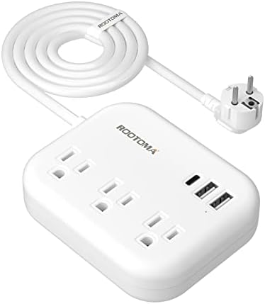 European plug hair dryer for international travel.