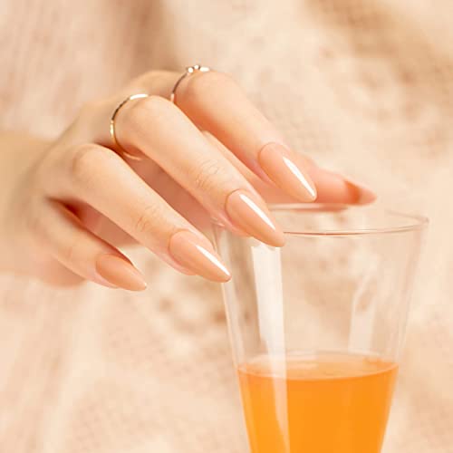 Khaki Gel Nail Polish 15ml - Trendy Long-Lasting Wear - Image 2