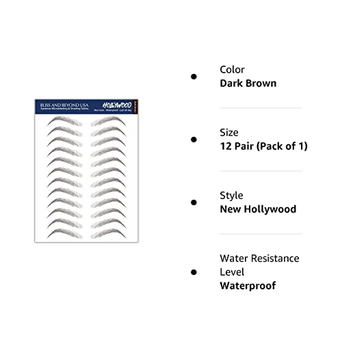 Human hair false eyebrows for natural look. - Image 10