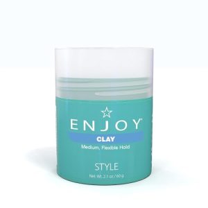 Natural clay for hair styling without chemicals.