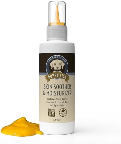 Cream for dog hair care.