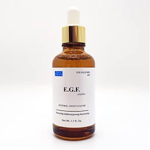 Hair serum with growth factor for hair growth.