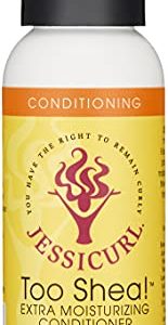 Dry hair benefits from leave-in conditioner.