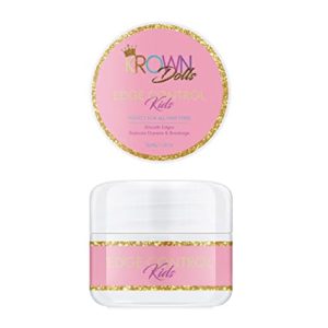 Doll hair conditioner for smooth, tangle-free hair.