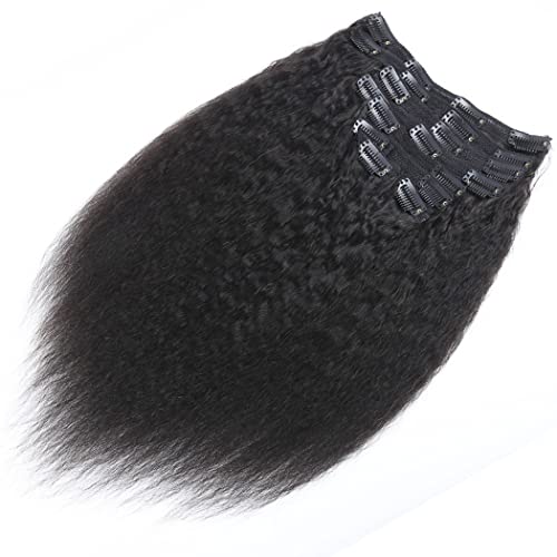 Outre Premium Blend Kinky Straight Clip-In Hair Extensions 18 Inch 9 Piece Set - Image 2